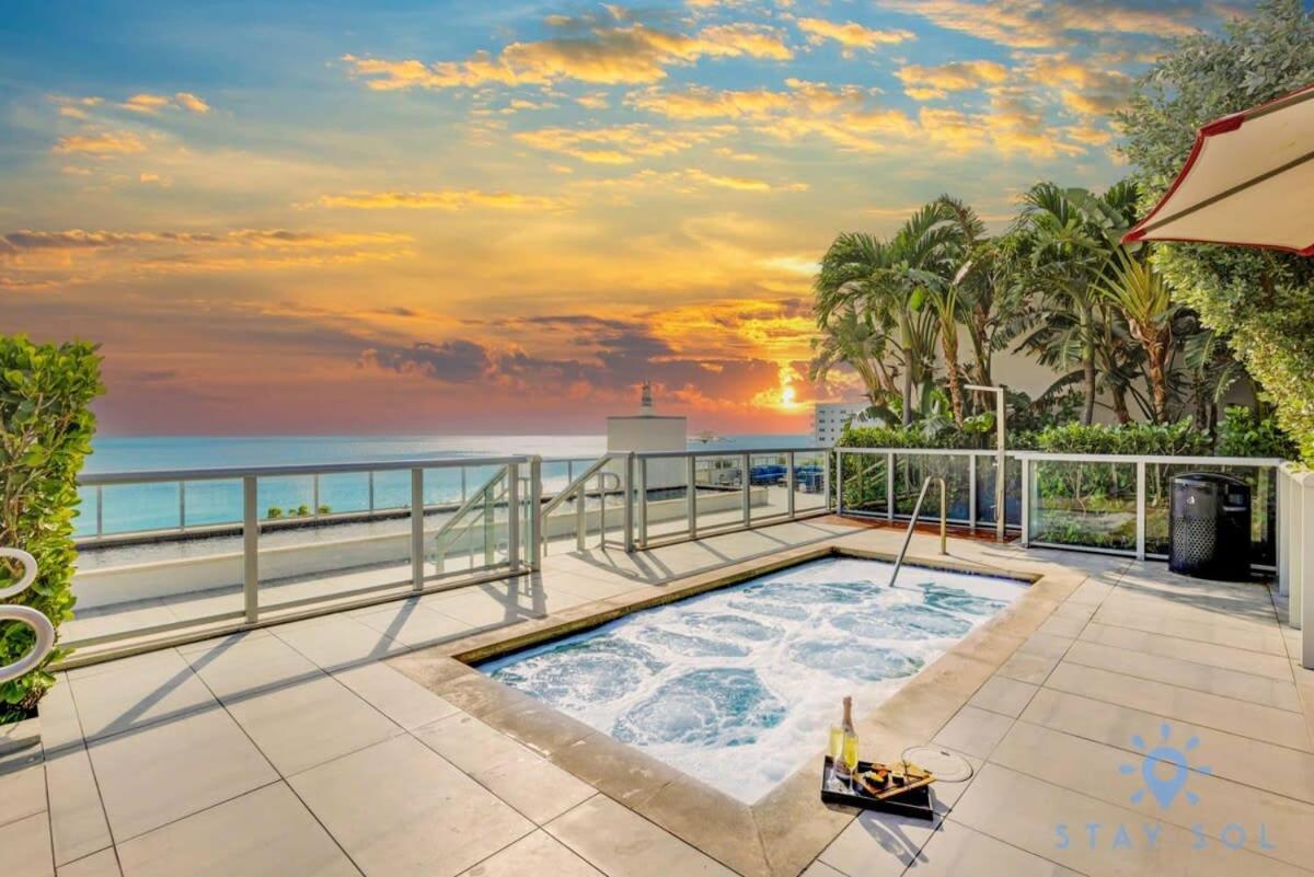 Lx Oasis Beachfront-Rt Infinity Pool Hollywood Esterno foto